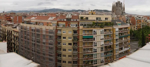 Barcelona Daki Binaların Manzarası Spanya Mimarlık Avrupa — Stok fotoğraf