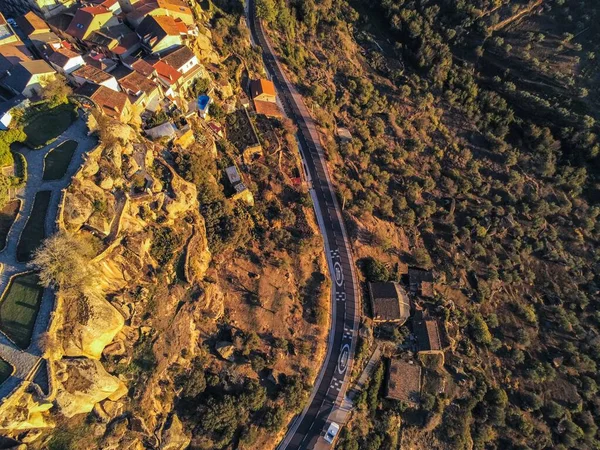 Повітряний Вид Ландшафт Національного Парку Іспанії Drone Photo — стокове фото