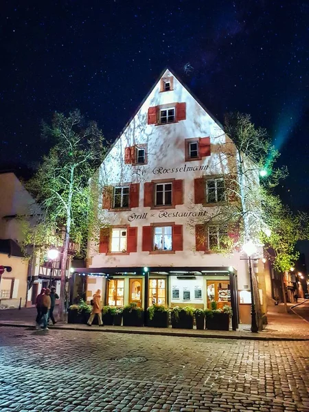 Vue Sur Les Maisons Traditionnelles Alsace France Europe — Photo