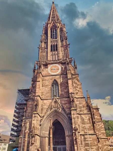 Kerk Het Dorp Frankrijk Buurt Van Duitsland Europa — Stockfoto