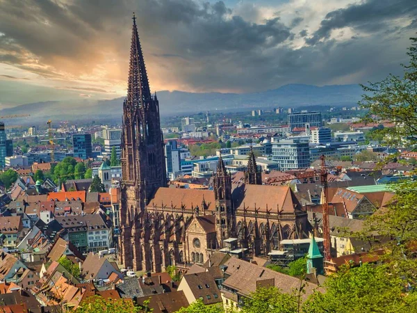 Iglesia Pueblo Francia Cerca Alemania Europa — Foto de Stock