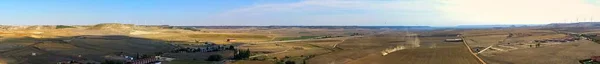 Luftaufnahme Der Burg Von Palencia Spanien Drohnenfoto — Stockfoto