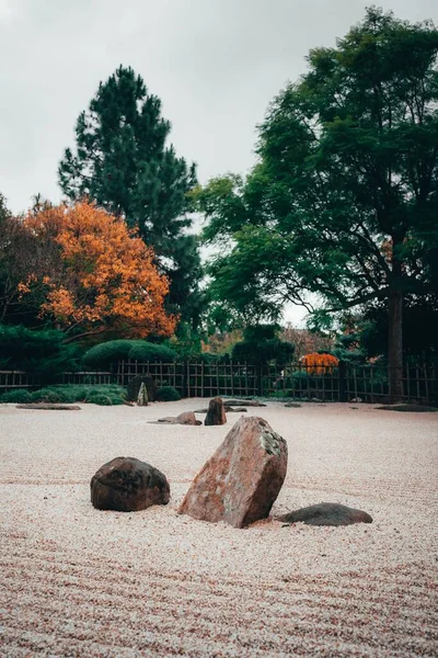 Vacker Utsikt Över Fascinerande Natur Traditionella Stylade Japanska Adelaide Himeji — Stockfoto
