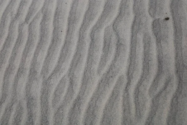 Ein Blick Von Oben Auf Den Grauen Sand Unter Den — Stockfoto