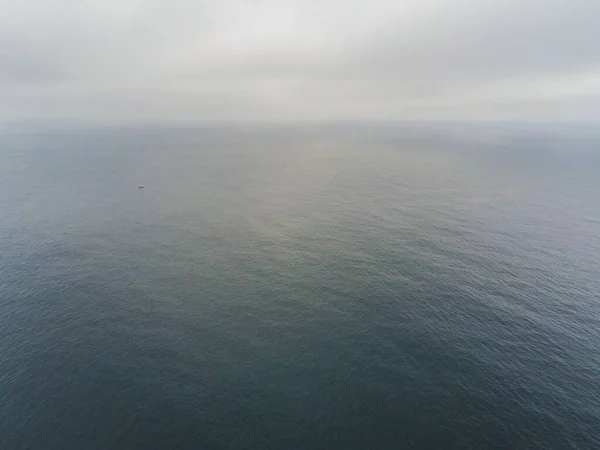 Skalnaté Pobřeží Galicii Maják Cape Vilan Area Španělsko Fotografie Drone — Stock fotografie