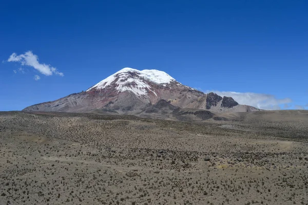 Famoso Volcán Chimborazo Andes Ecuador — Foto de Stock