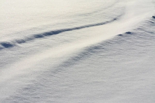 雪の砂丘の閉鎖ショット — ストック写真