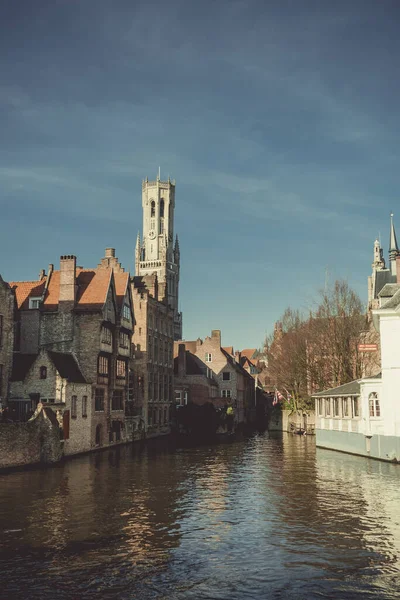 Brugge Belçika Dan Güzel Bir Atış — Stok fotoğraf