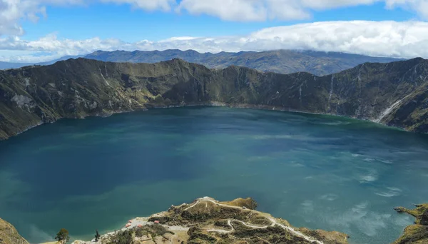 Vacker Natur Quilotoa Vulkan Krater Cotopaxi Ecuador — Stockfoto