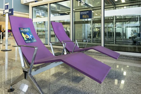 Rio Janeiro Brazil 2020 Július Két Hely Egyike Amelyen Repülőtéren — Stock Fotó