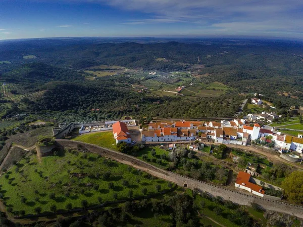 Vue Aérienne Evoramonte Portugal Près Espagne Photo Drone — Photo