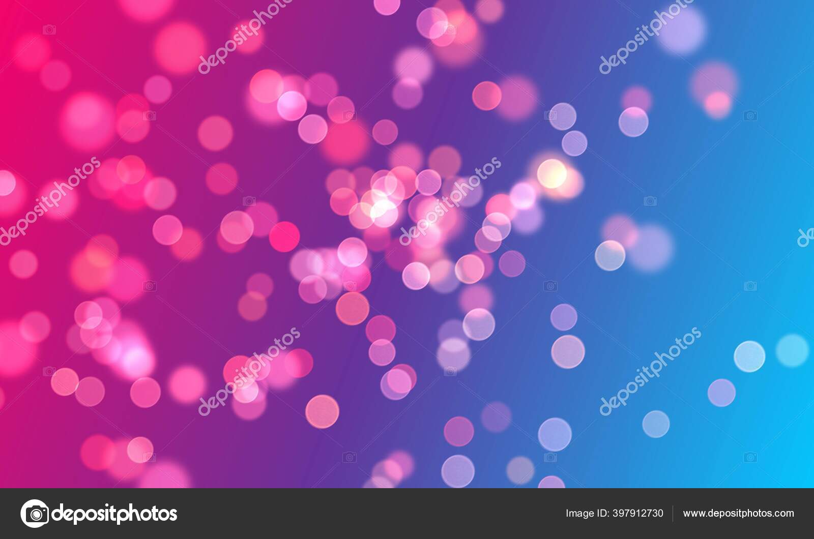 Fondo Azul Rosado Con Luces Bokeh Coloridas Para Fondos Pantalla:  fotografía de stock © Wirestock #397912730 | Depositphotos