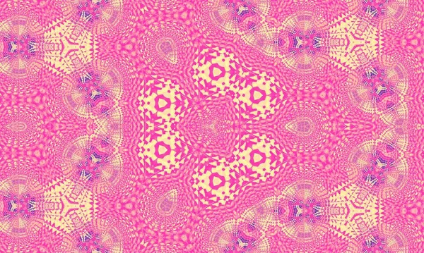 Ein Rosa Lila Kaleidoskop Gemusterter Hintergrund Für Tapeten — Stockfoto