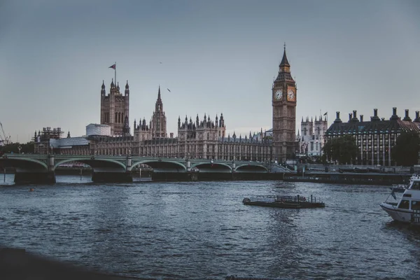 London United Kingdom Jun 2015 Overview Big Ben London Tamesis — Stock Photo, Image