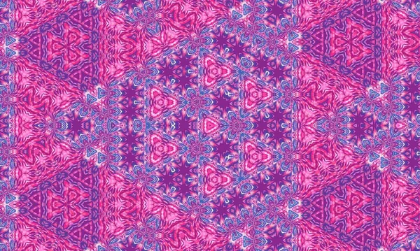 Ein Rosa Lila Kaleidoskop Gemusterter Hintergrund Für Tapeten — Stockfoto