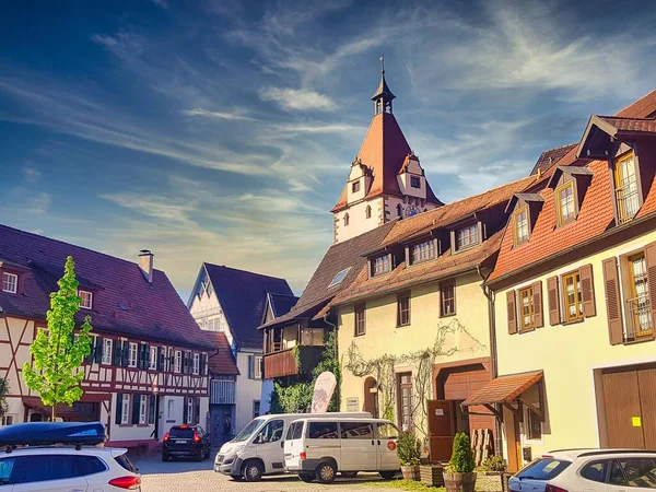 Belle Église Dans Nord France Près Allemagne — Photo