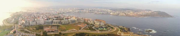 Belle Vue Sur Côte Galice Espagne Photo Drone — Photo