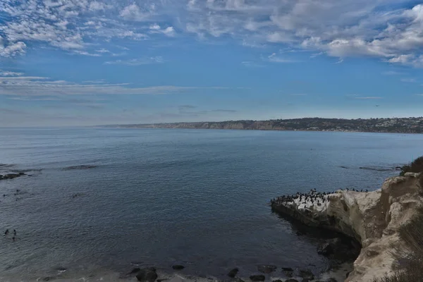 Piękne Ujęcie Plaży Huntington Joya Santa Monica Kalifornii — Zdjęcie stockowe