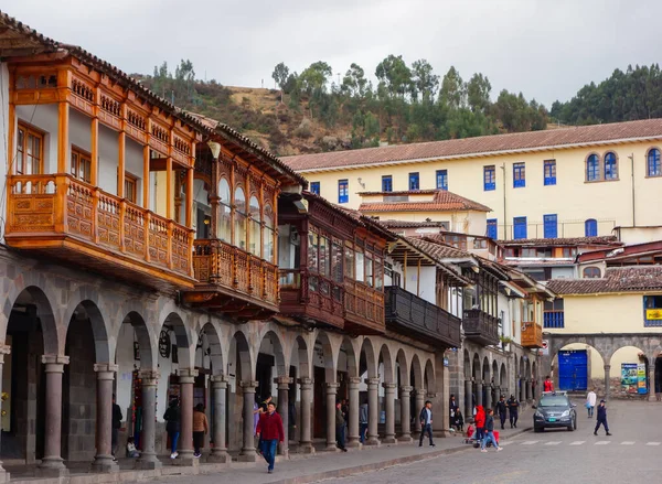 Cusco Peru 2019 Cusco Peru Streetview Starověká Architektura Městská Krajina — Stock fotografie