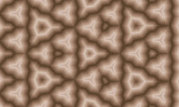 Soyut Kahverengi Bulanık Kaleydoskop Desenli Arkaplan — Stok fotoğraf