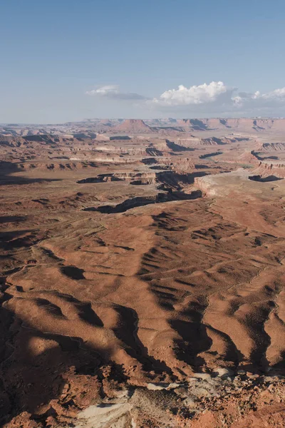 Utah Abd Deki Canyonlands Ulusal Parkı Nın Dikey Çekimi — Stok fotoğraf