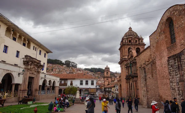 Cusco Peru Oct 2019 Cusco Перу Streetview Стародавня Архітектура Міський — стокове фото