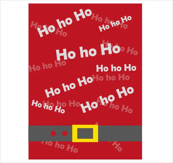 Illustration Une Image Lettres Noël Hohoho Isolée Sur Fond Blanc — Photo