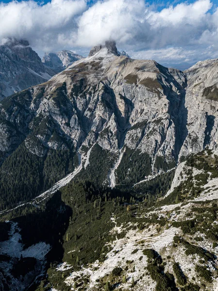 Mountainous Landscape Three Peaks Nature Park Italy — Stock Photo, Image