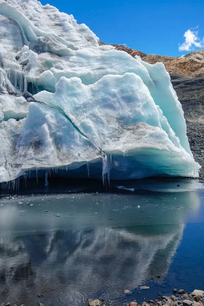 Fascinerande Bild Pastoruri Glaciären Huascarans Nationalpark Peru — Stockfoto