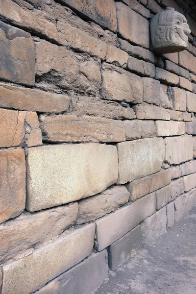 Paisaje Soleado Del Sitio Arqueológico Chavin Huantar Perú —  Fotos de Stock