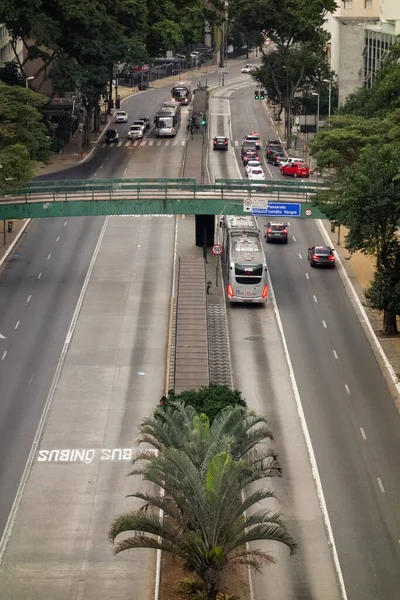 Sao Paulo Brasil Julho 2020 Avenida Julho Cidade São Paulo — Fotografia de Stock