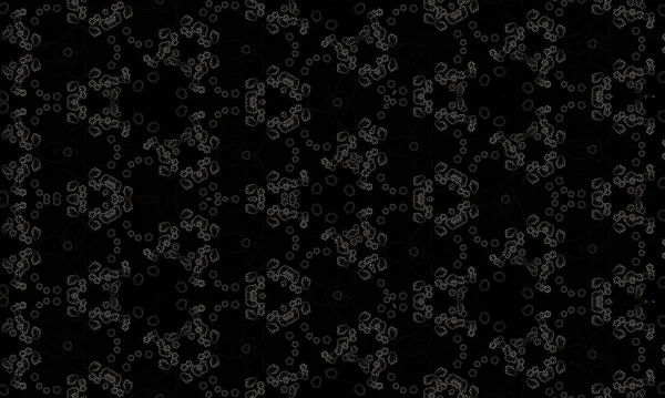 Abstract Black White Kaleidoscope Patterned Background — Stock Photo, Image