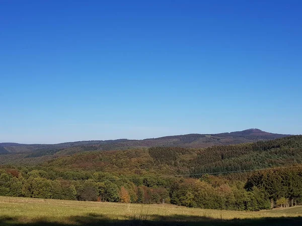Krásný Výhled Krajinu Regionu Eifel Německo Slunečného Počasí — Stock fotografie