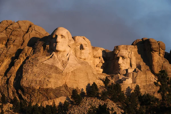 Een Adembenemend Uitzicht Mount Rushmore National Memorial Keystone Usa — Stockfoto