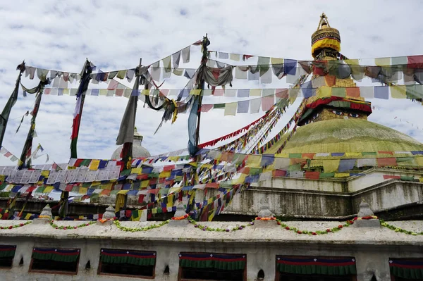 Stupa Namo Buddha Located Nepal Cloudy Day — Stock Photo, Image