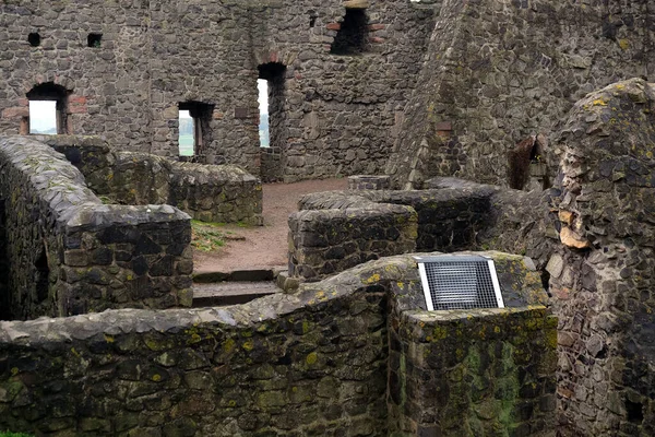 古石城堡的内部 — 图库照片