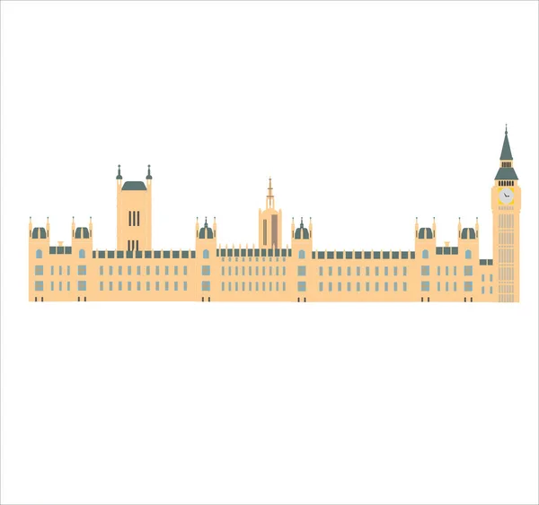 Eine Illustration Des Londoner Palastes Von Westminster England Für Mobiles — Stockfoto