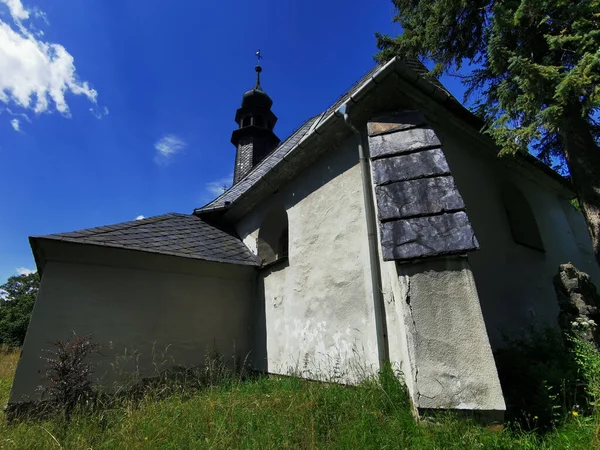 Oude Kerk Het Dorp Kruzberk Tsjechië — Stockfoto