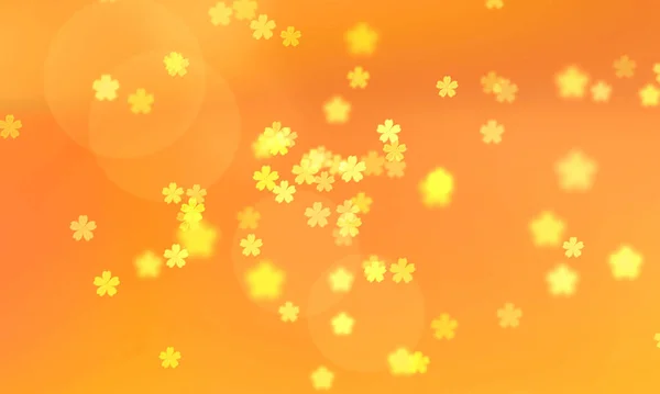 Orange Background Blurred Floral Patterns Wallpapers — Stock Photo, Image