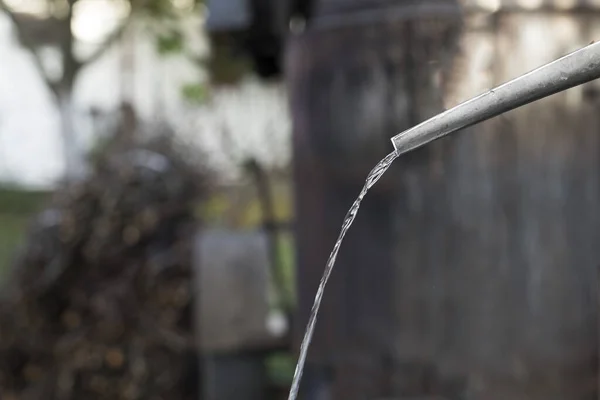 Een Close Van Traditionele Zelfgemaakte Distilleerderij Voor Het Maken Van — Stockfoto