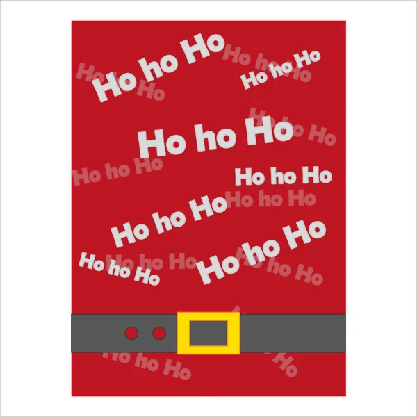 Illustration Une Image Lettres Noël Hohoho Isolée Sur Fond Blanc — Photo