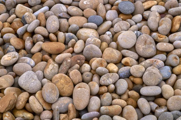 Ένα Κοντινό Πλάνο Από Πέτρες Βότσαλο Για Υφή Φόντου Ταπετσαρία — Φωτογραφία Αρχείου