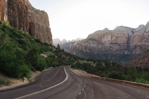 Beau Cliché Parc National Zion Springdale Usa — Photo