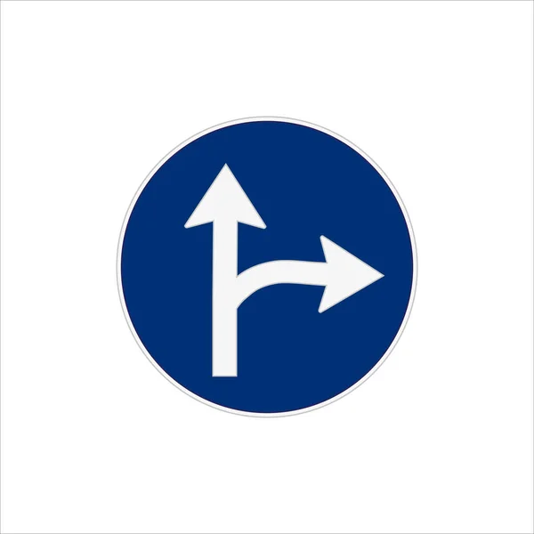 Ikona Jednosměrných Dopravních Značek Pro Web Mobilní Design Izolované Bílém — Stock fotografie
