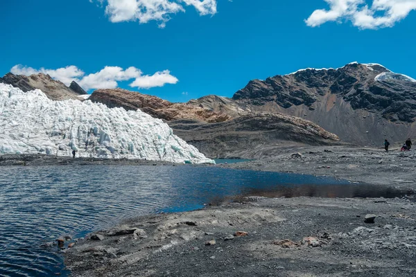 Ландшафт Льодовику Пасторурі Національному Парку Уаскаран Перу — стокове фото