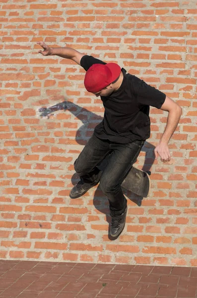 Een Selectieve Focus Shot Van Een Skateboarder — Stockfoto