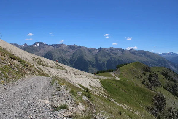 Uma Vista Fascinante Paisagem Montanhosa Saint Etienne Tinee França — Fotografia de Stock