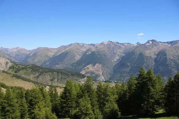 Mesmerizing View Mountainous Landscape Saint Etienne Tinee France — Stock Photo, Image