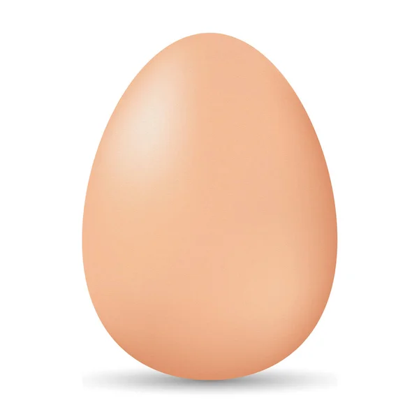 Sebuah Ilustrasi Telur Paskah Latar Belakang Putih — Stok Foto