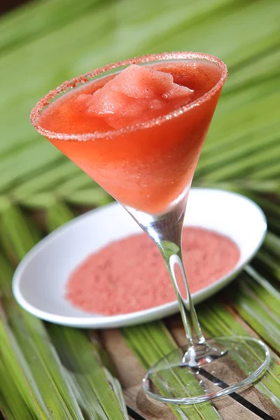 Pequin Pepper Daiquiri Популярний Алкогольний Напій Перцем Ромом Горілкою Лимонним — стокове фото